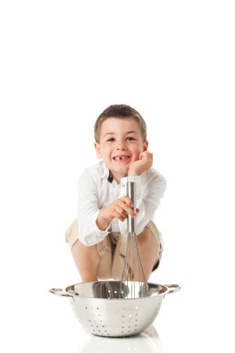 Koki Kecil Di White Foto Stok Unduh Gambar Sekarang Anak Umur