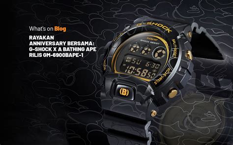 Rayakan Anniversary Bersama G Shock X A Bathing Ape Rilis G Shock GM