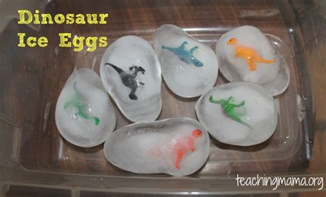 Dinosaur Ice Eggs | Dinosaur crafts, Activities for kids, Toddler ...