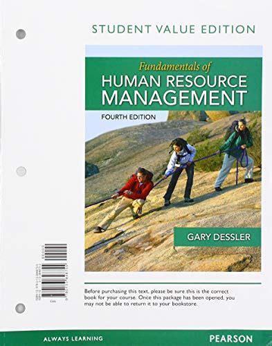 Fundamentals Of Human Resource Management Student Value Edition