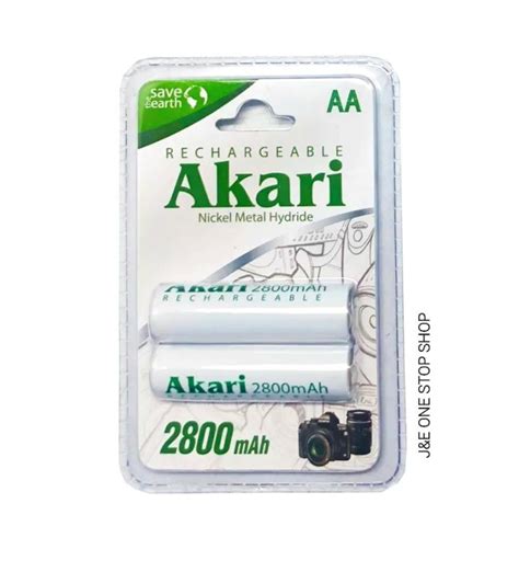 Akari Rechargeable Battery Aa Arb Mh Bp Lazada Ph