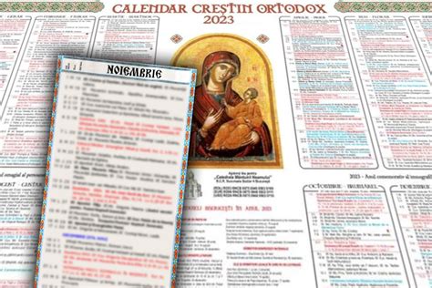 Calendar Ortodox Noiembrie Cele Mai Importante S Rb Tori