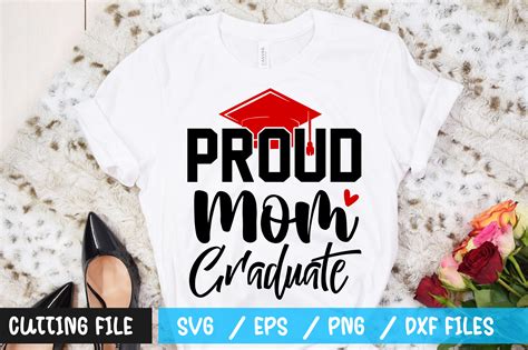 Proud Mom Graduate Svg Graphic By Craftygenius · Creative Fabrica