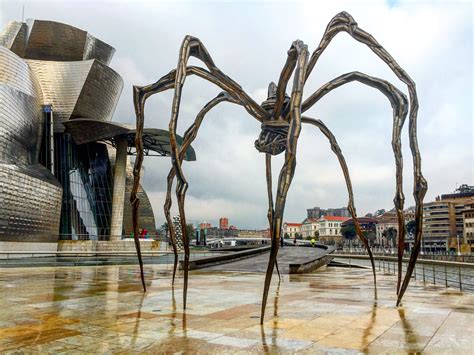 The Spider Sculpture At The Guggenheim Museum In Bilbao Spain