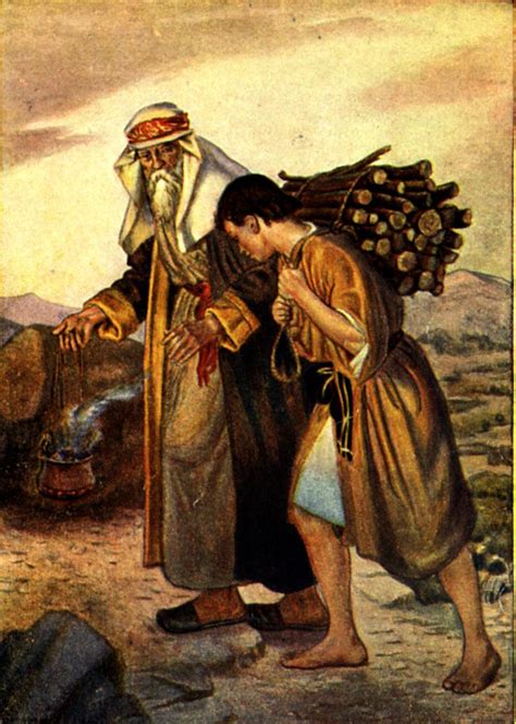 Abraham And Isaac On Mount Moriah