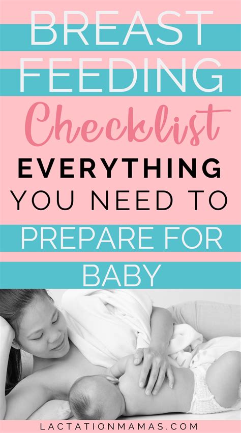 Free Guide Checklist For Breastfeeding Artofit