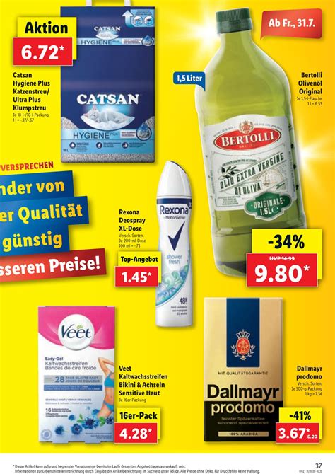 Lidl Aktueller Prospekt 27 07 01 08 2020 37 Jedewoche Rabatte De