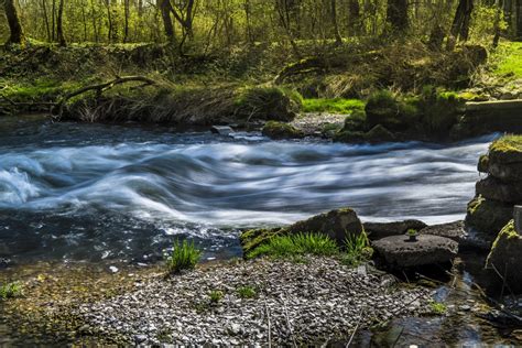 Kostenlose Foto Landschaft Baum Natur Wald Gras Rock Wasserfall