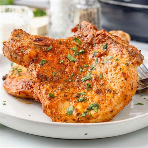 Air Fryer Ranch Pork Chops The Country Cook