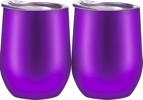 Amazon Skylety Oz Double Insulated Stemless Glass Stainless