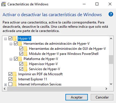 Activar Hyper V En Windows 10