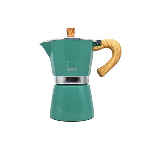 GNALI ZANI Venezia Cafetiere Italienne A Induction 9 Tasses Vert