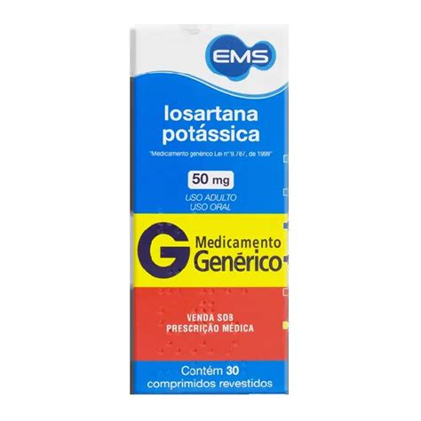 G LOSARTANA POTASSICA 50MG 30CPR EMS Catálogo ARZMED