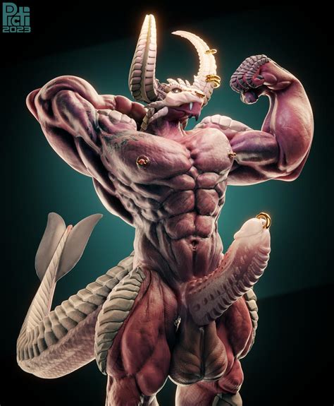 Rule Demon Dragon Genital Piercing Genitals Hi Res Male Muscular