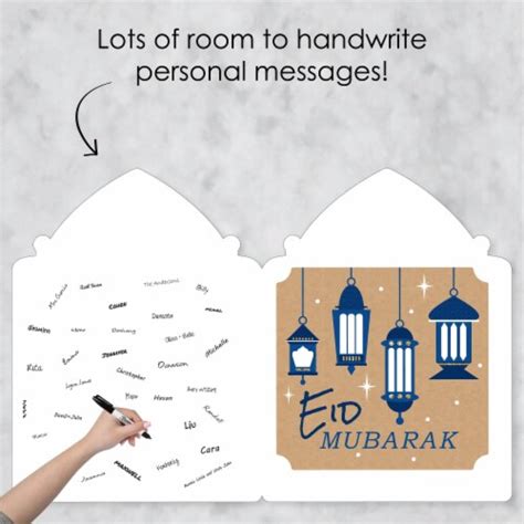 Big Dot Of Happiness Ramadan Eid Mubarak Giant Greeting Card Big