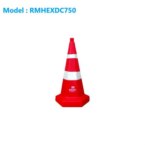 Red Hexagonal Nilkamal Safety Cone Model Name Number Rmhexdc Size