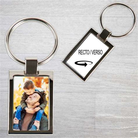 A Keychain That Has A Photo On It