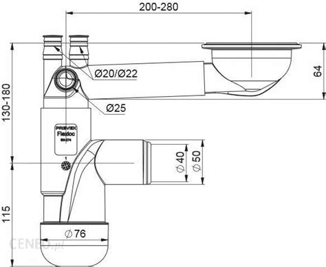 Syfon Rawiplast Flexloc FL1D9NNA01PL Opinie I Ceny Na Ceneo Pl