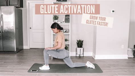 Real Time Glute Activation And Stretching Routine Grow Your Glutes