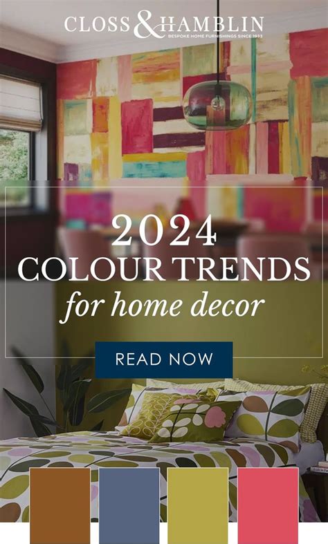 A Bedroom With The Words Color Trend For Home Decor Read Now