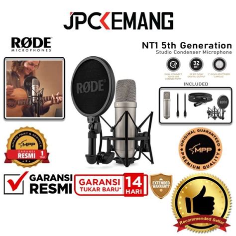 Promo RODE NT1 5TH GENERATION STUDIO CONDENSER MICROPHONE NT 1 5 TH