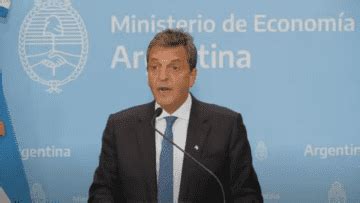 Sergio Massa Anunci Un Paquete De Medidas De Alivio Fiscal Y