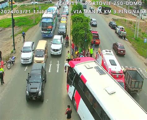 ManabÍ Choque Entre Un Bus Y Un Camión Deja Cuatro Heridos Infórmate