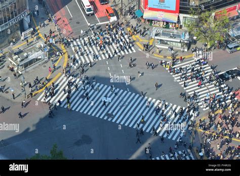 Shibuya Crossing Shibuya Tokyo Japan Stock Photo Alamy