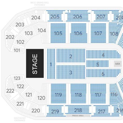 Seating Charts | Landers Center