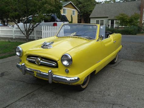 Hudson Metropolitan Convertible Like A Nash Wth Flying Lady Hood