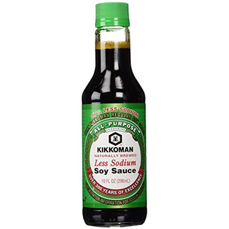 Kikkoman Less Sodium Soy Sauce 10 Oz Walmart