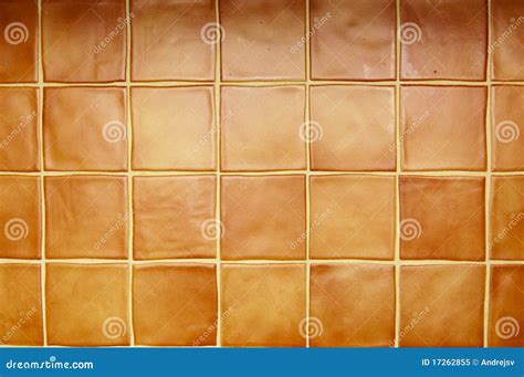 Brown Wall Tiles Stock Image Image Of Texture Background 17262855