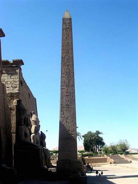 Picture Information Obelisk At Luxor In Egypt