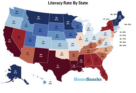 Usa Literacy Rate 2024 By State Alix Pearle