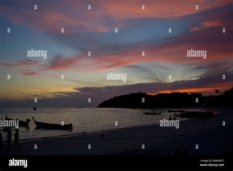 Sundown On Koh Lipe Island Thailand Stock Photo Alamy