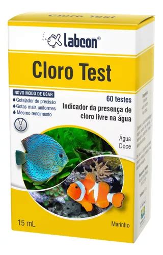 Teste De Cloro Gua Doce E Salgada Labcon At Testes Mercadolivre