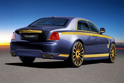 Golden Gaudy Rolls Royce Ghost With 720hp Tuned By Mansory Carscoops