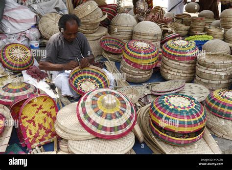 A Traditional Bamboo Made Handicrafts Shop In Bangla Academy Premises