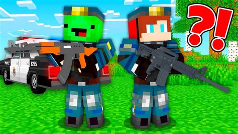 Jj And Mikey Became Fbi In Minecraft Challenge Maizen Police Youtube