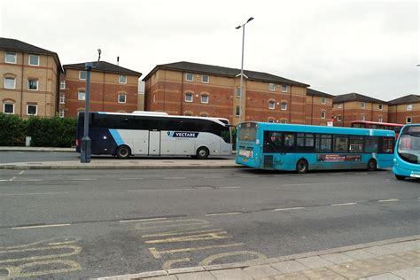 Low Angle View of Luton Central Bus Station at Main Railway Station of ...