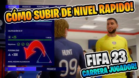 CÓMO SUBIR DE NIVEL EN FIFA 23 MODO CARRERA JUGADOR YouTube