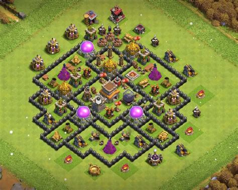 Clash Of Clans Level 8 Town Hall Defense Layout