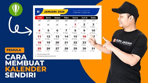 Cara Membuat Kalender Sendiri Youtube