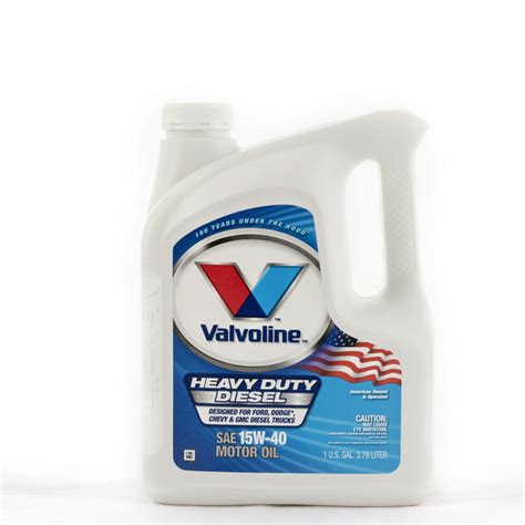 Valvoline Heavy Duty Sae 15w 40 Motor Oil 1 Gallon