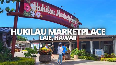 Exploring Hukilau Marketplace In Laie Hawaii Usa Walking Tour