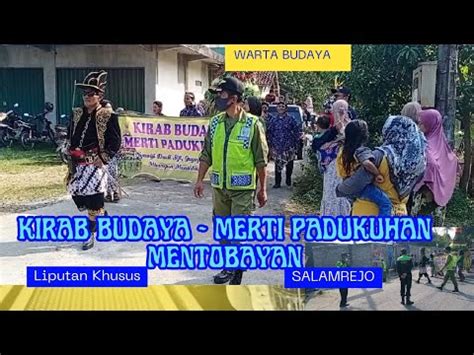 Kirab Budaya Merti Padukuhan Mentobayan Salamrejo Sentolo YouTube