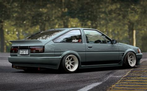 Slammed Ae Ae Toyota Corolla Jdm Cars