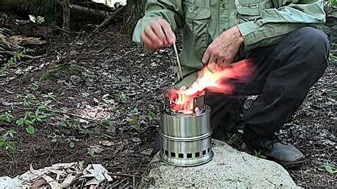 TomShoo Wood Stove Test Review Backpacking Stove TomShoo