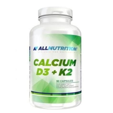 Witaminy i Minerały Kompleks Allnutrition Calcium D3 K2 90kaps Sklep