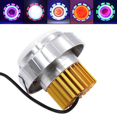 Universal Auto Car Lights Led 12v Built In Double Aperture Modified Car